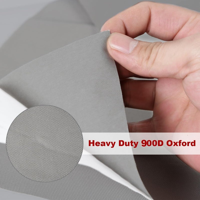 Tuszom 900D 3PCS (28.5" L*19" W) RV Cover Repair kit Waterproof Heavy Duty Self-Adhesive Canvas Patch Repair kit for Boat Cover RV Cover - Image 5